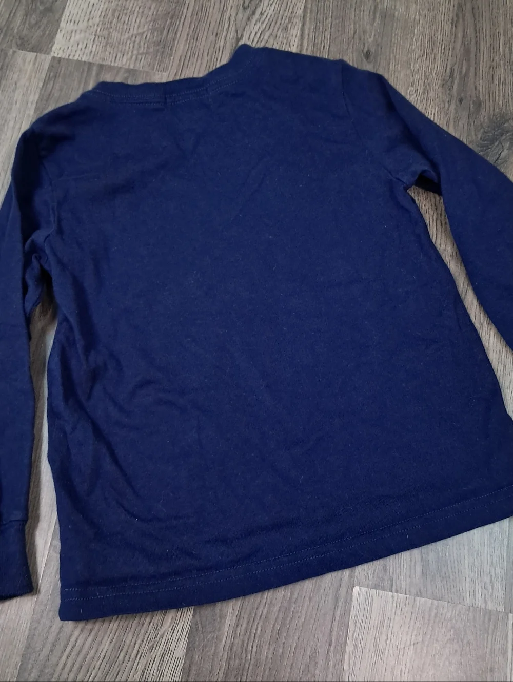 Polo Ralph Lauren Toddler Tshirt Blue Navy Red Pony Crew Long Sleeve Size 3T - Picture 2 of 5